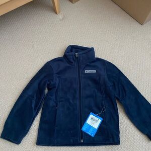 Columbia Kids Dark Blue Fleece Jacket